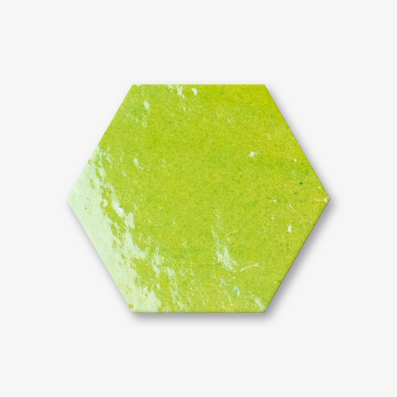 Zellige Hexagonal Kora - 213 Lime Green