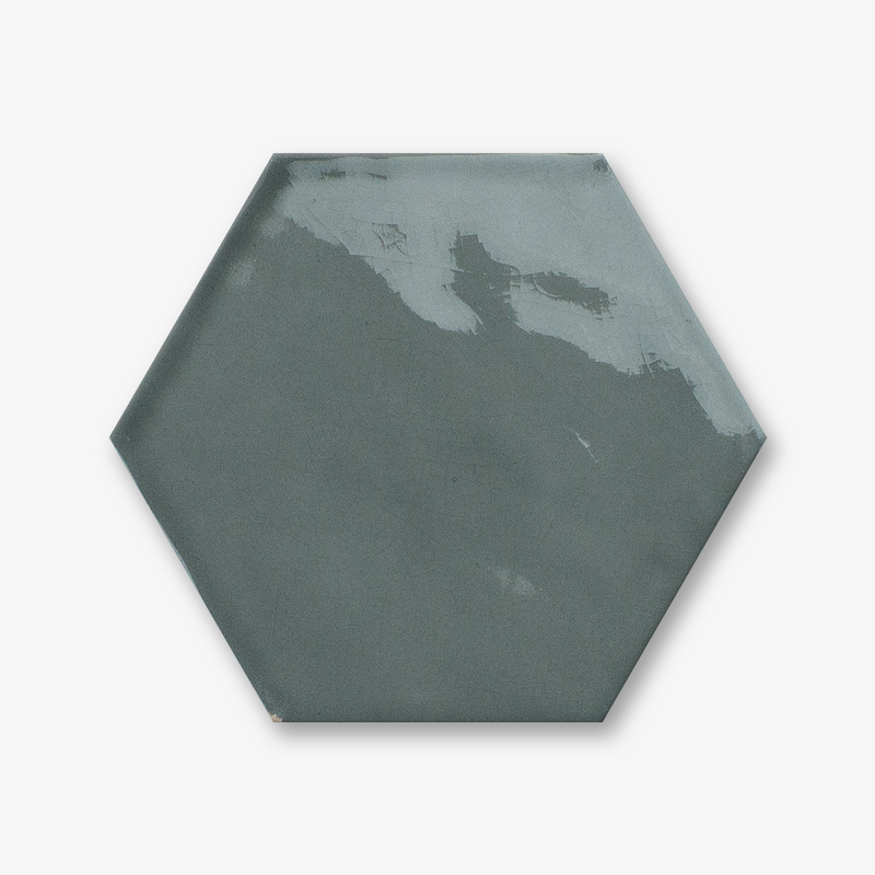 Equator Hexagonal Gloss Light GreyCeramic