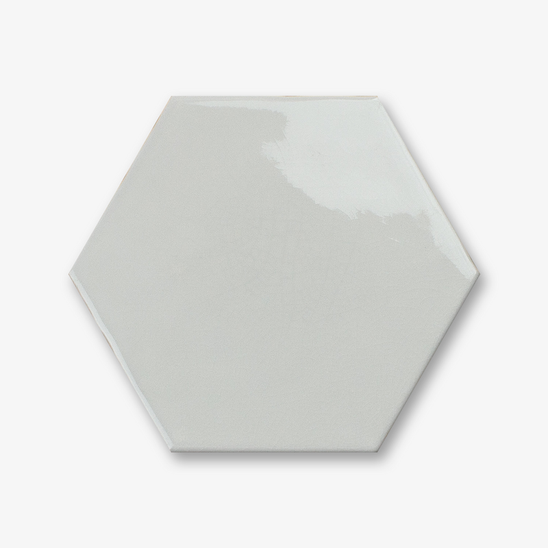 Equator Hexagonal Gloss Off WhiteCeramic
