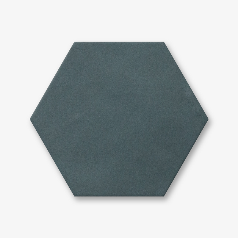 Equator Hexagonal Matt BlueCeramic
