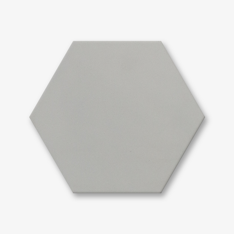 Equator Hexagonal Matt Pearl GreyCeramic