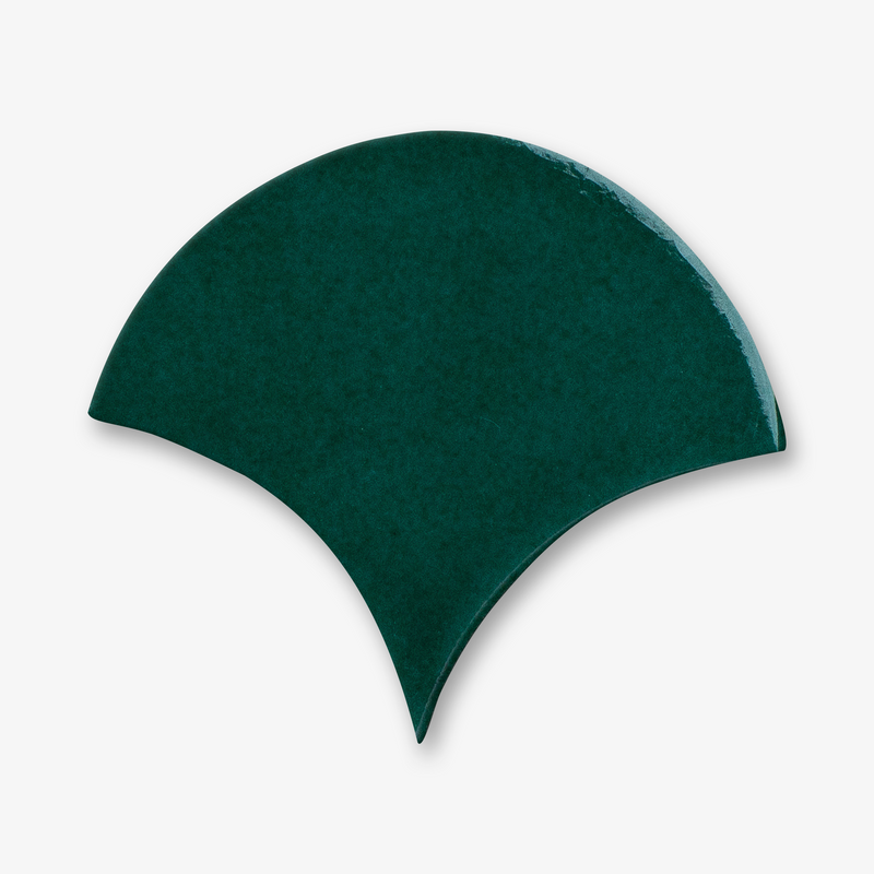 Moorish Light Green Ceramic Scallop