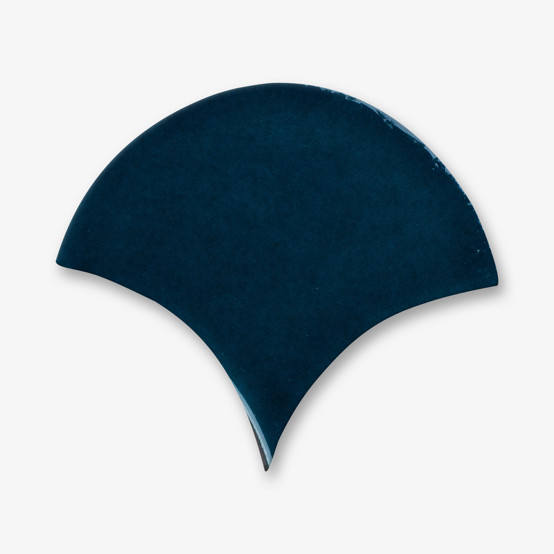 Moorish Teal Ceramic Scallop