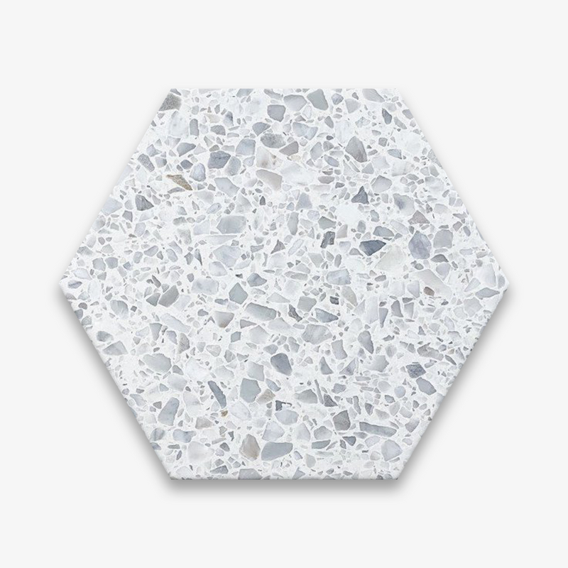 Alameda Hexagonal (15mm Chip) Terrazzo