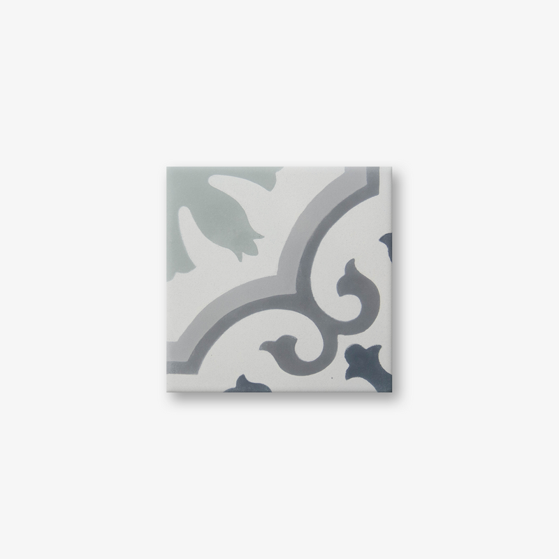 Ambrosia Gris-Grey Encaustic Cement Tiles