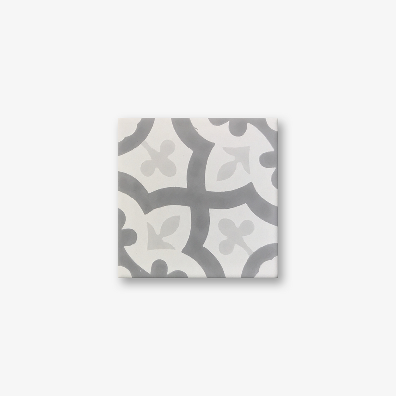 Anais Storm Grey Encaustic Cement Tile