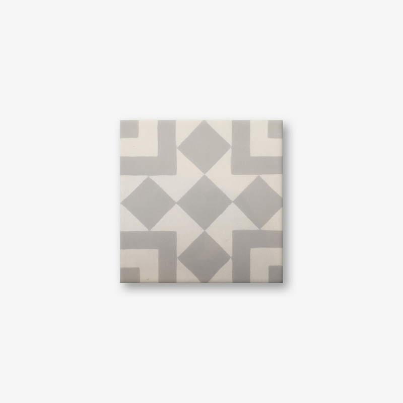 Balboa White Encaustic Cement Tile