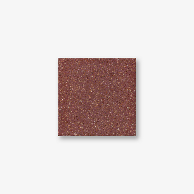 Firebrick Red Mosaic Terrazzo