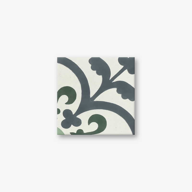 Madrid Green Encaustic Cement Tile