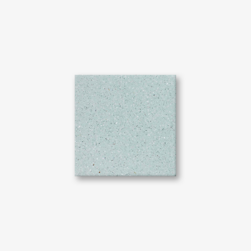 Pastel Blue Mosaic Terrazzo