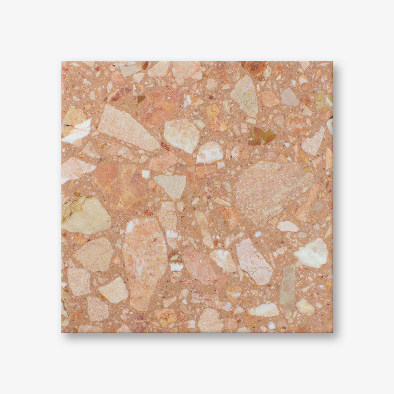 E3 Apricot Gravel Terrazzo Resin