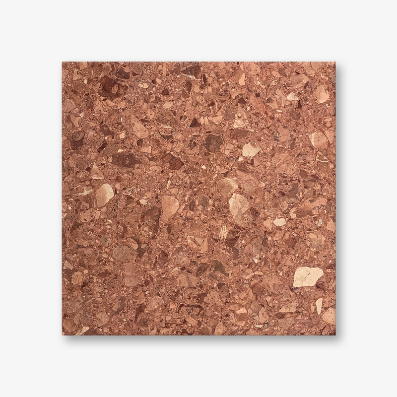 In Stock NW5 Lava Red Terrazzo Resin 60cmx60cmx1.2