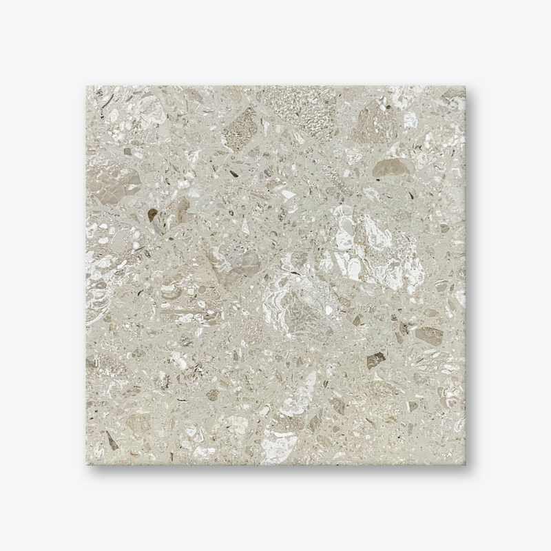 W8 Bergamo Cream Terrazzo Resin