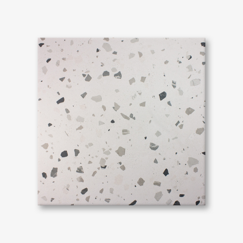 White ConcreTerra Chip Porcelain