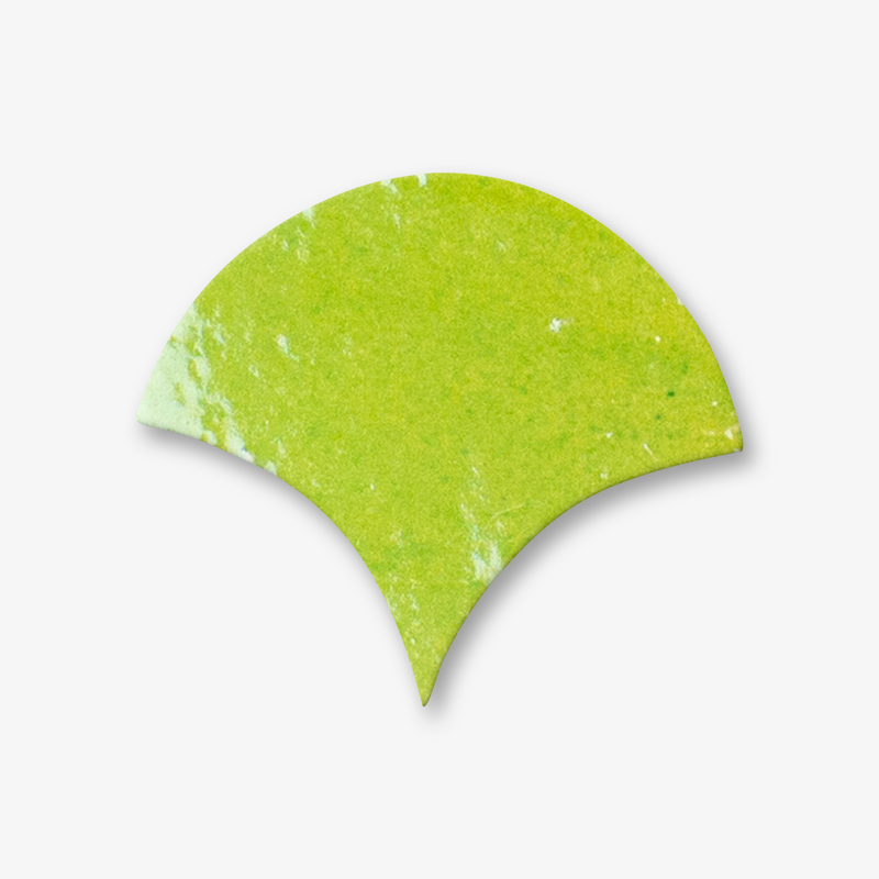 Zellige Shell Chakar - 213 Lime Green