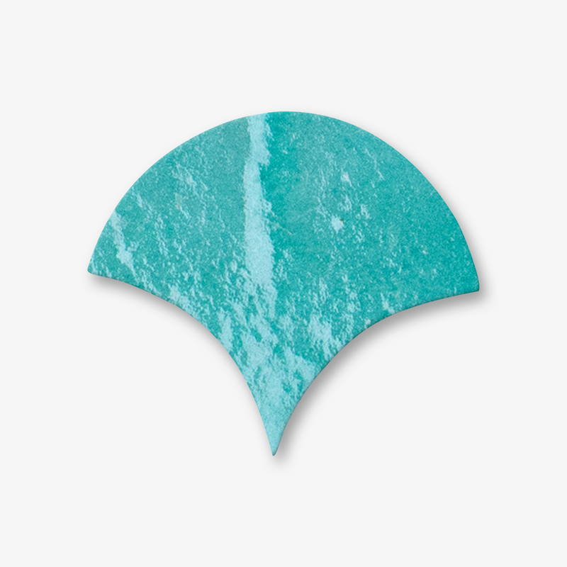 Zellige Shell Chakar - 216 Laguna Blue