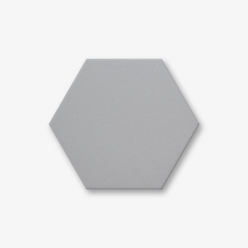 Splash Clay Plain Colour Hexagonal Porcelain White