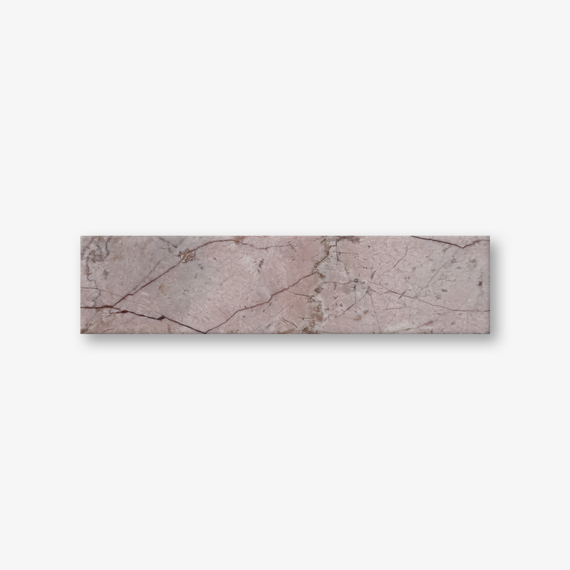 Aegean Pink Marble Tile 7.3cm x30.5cm x 1cm