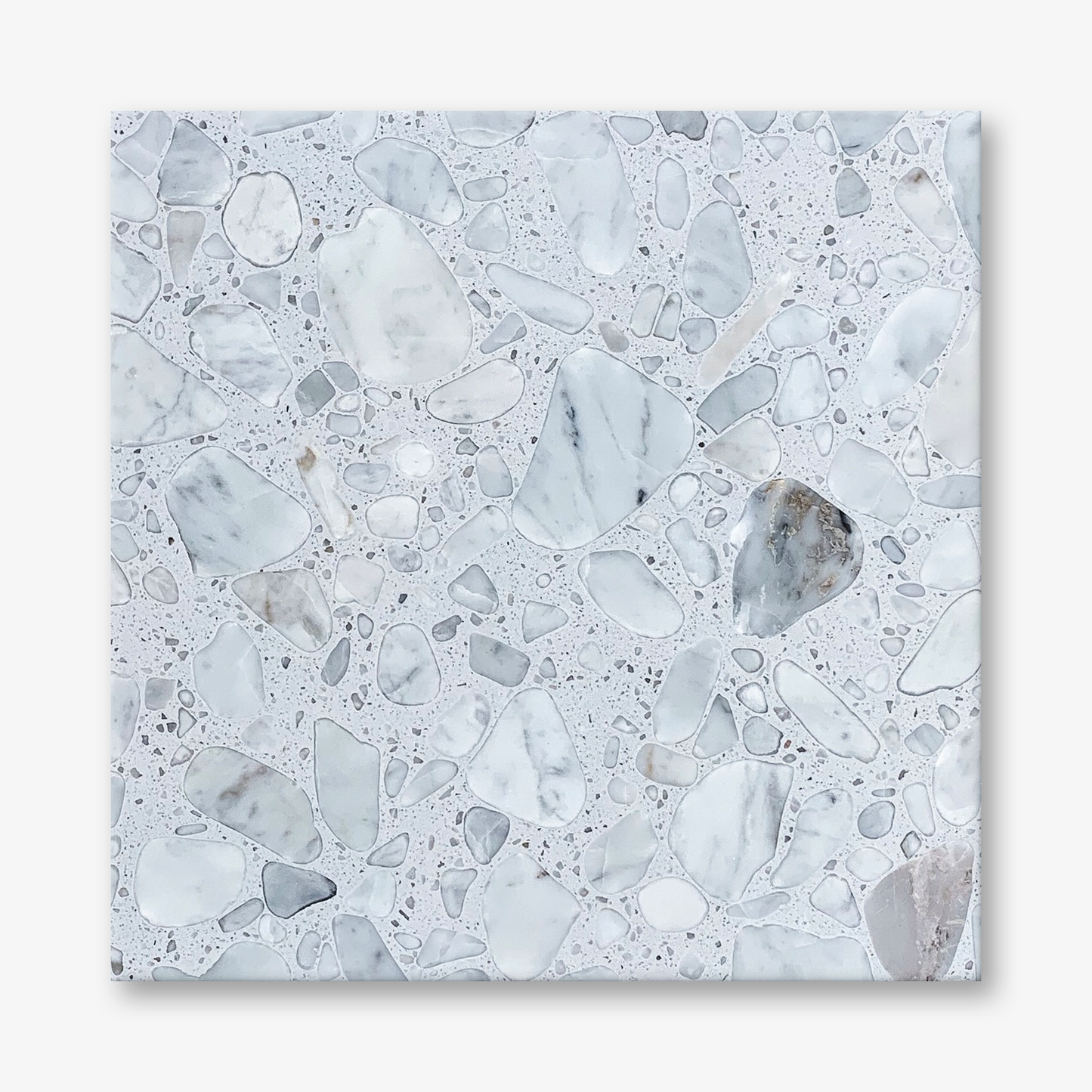 SW2 Bergamo Silver Terrazzo Resin