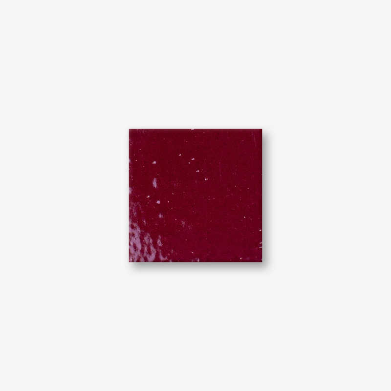 Zellige 211 Burgundy Red