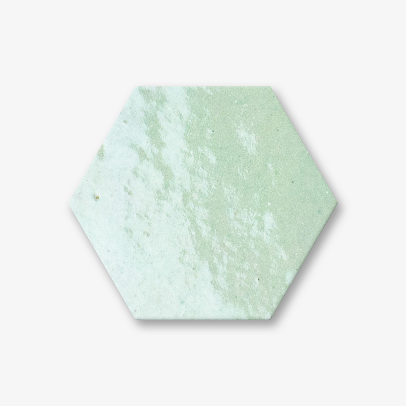 Zellige Hexagonal Kora - 217 Watercolour Blue
