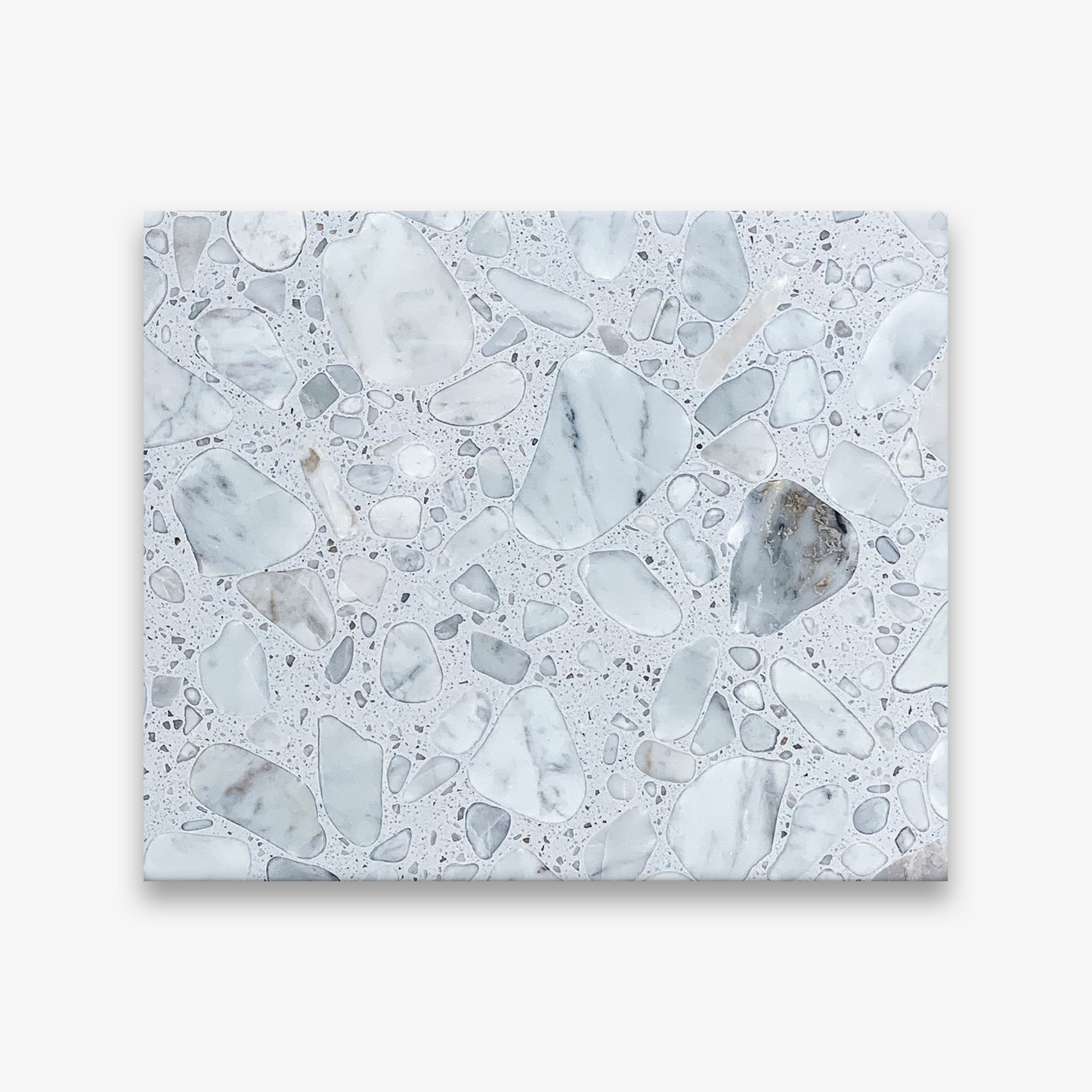 SW2 Bergamo Silver Terrazzo Resin