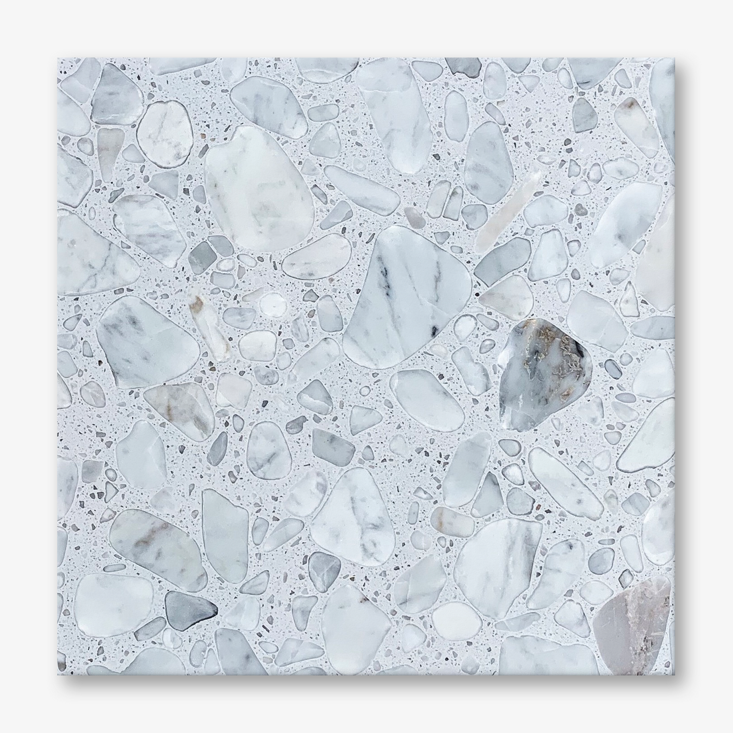 SW2 Bergamo Silver Terrazzo Resin