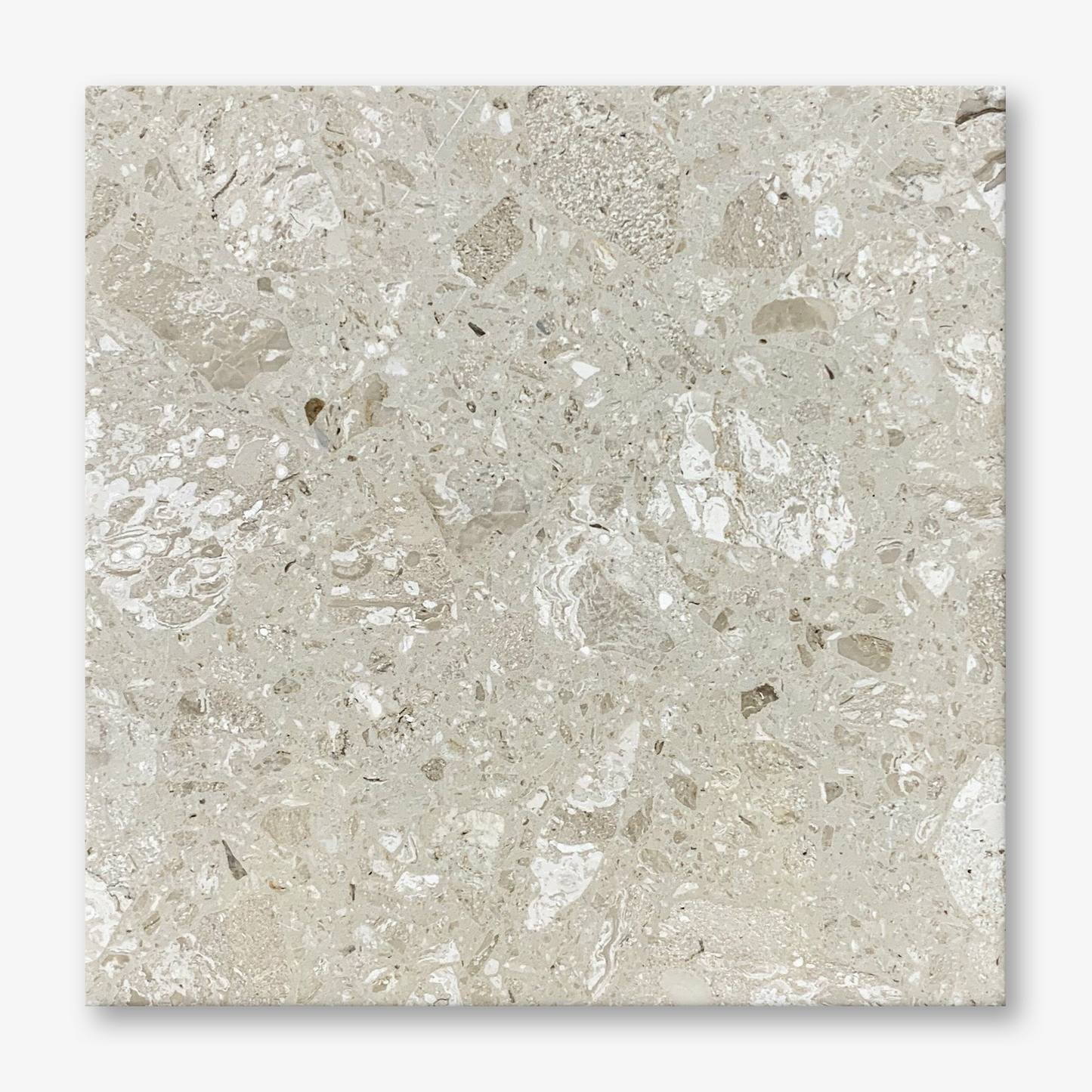W8 Bergamo Cream Terrazzo Resin