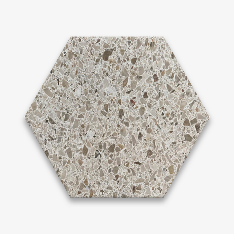Palbe Hexagonal (15mm Chip) Terrazzo