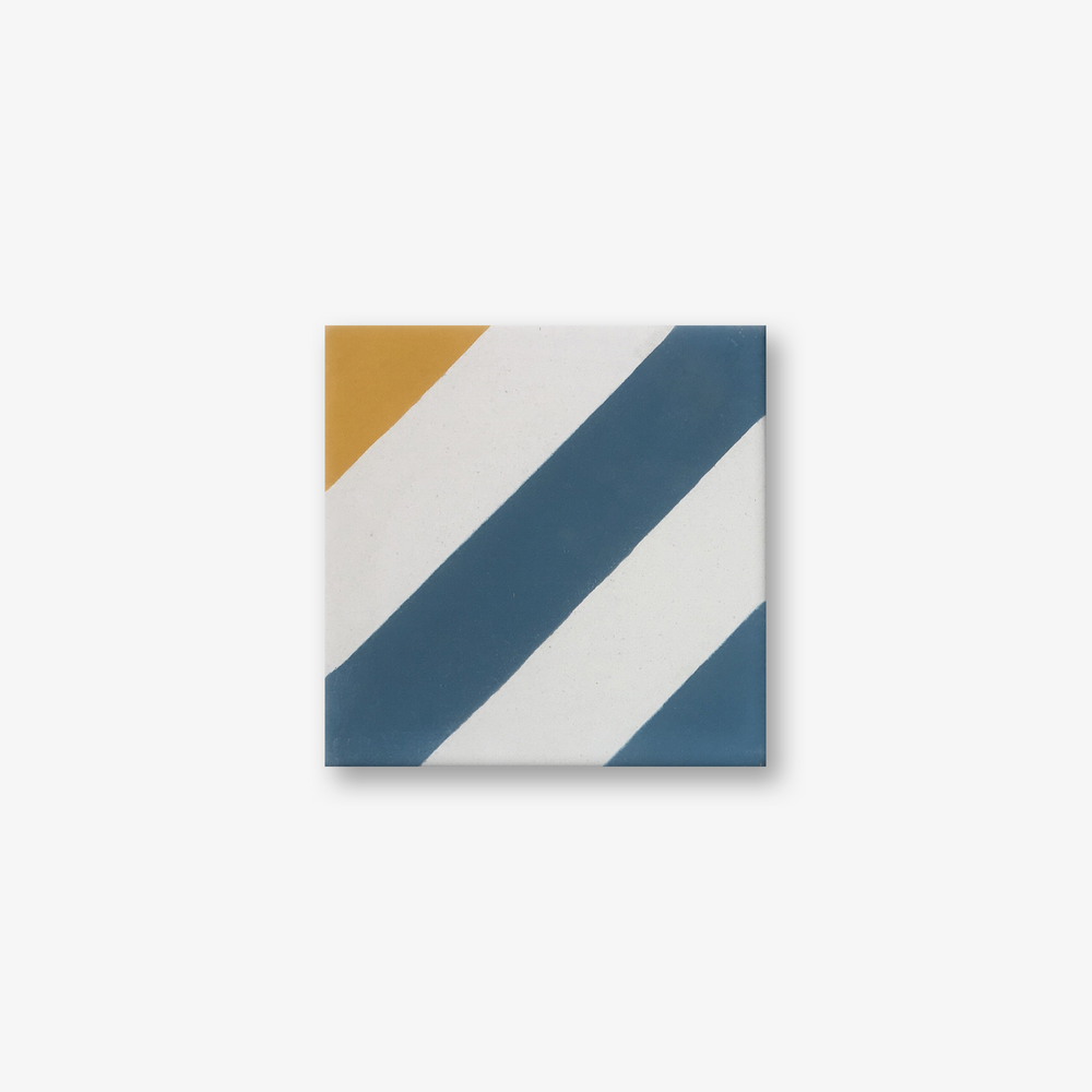 Linea Black & White Encaustic Cement Tile