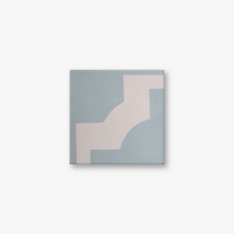 Athena Sky Blue Encaustic Cement Tile