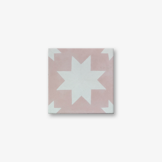 Estrella Pink Encaustic Cement Tile