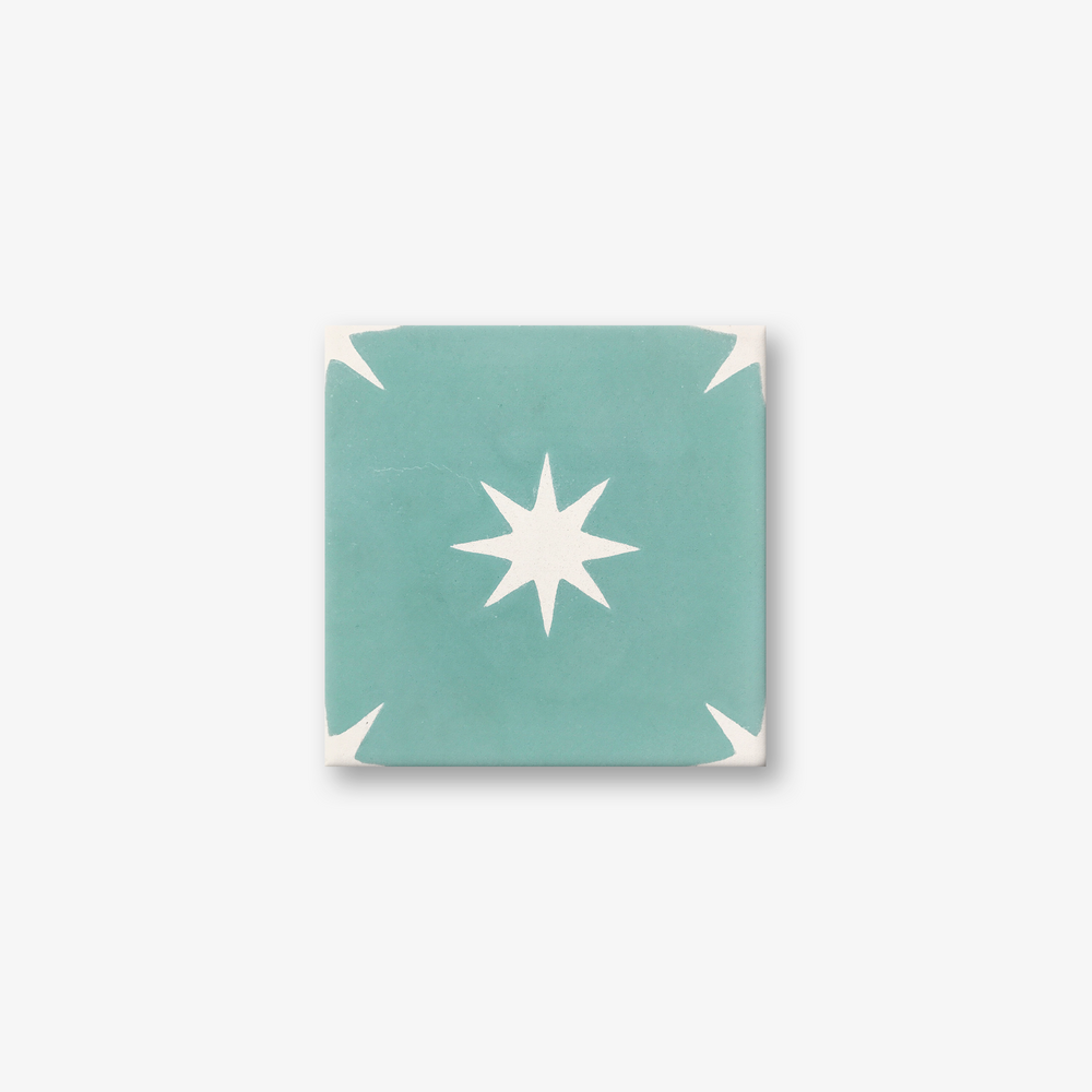 Estrellita Marine Blue Encaustic Cement Tile