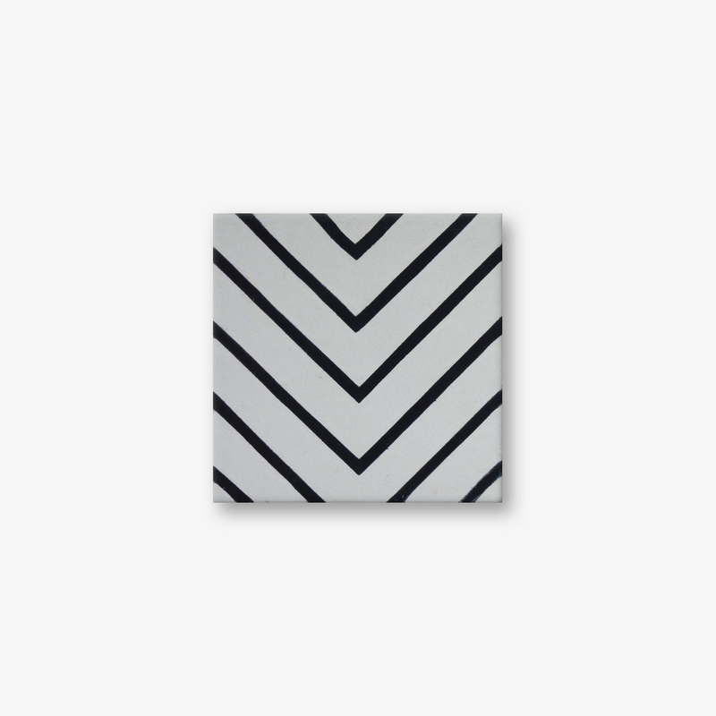Herald B&W Encaustic Cement Tile