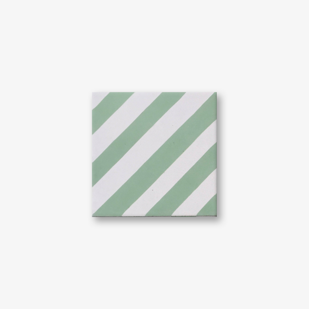 Linea Black & White Encaustic Cement Tile