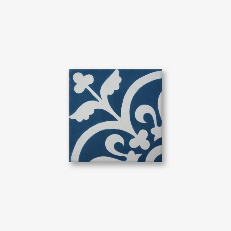 Madrid Blue Encaustic Cement Tile