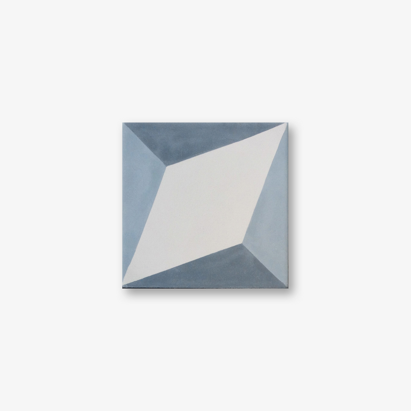 Nadia Bleu Gris Encaustic Cement Tile