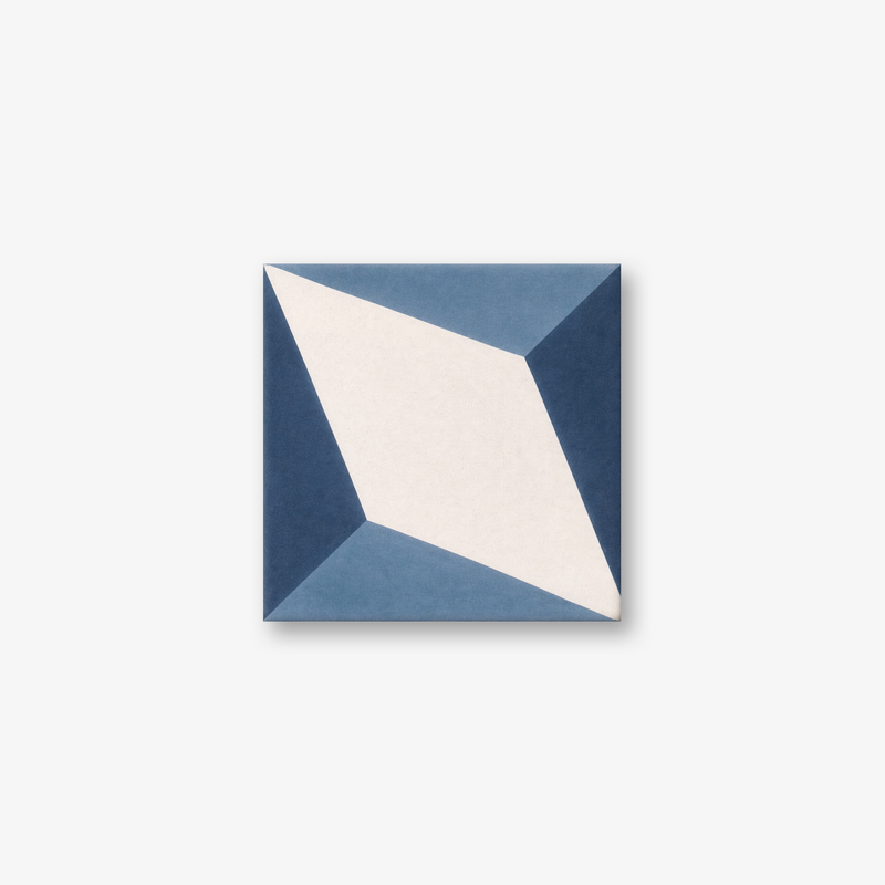 Nadia Blue Encaustic Cement Tile