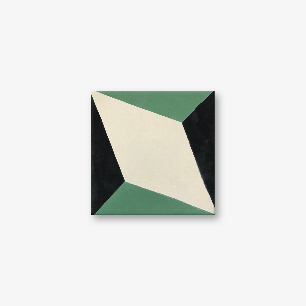 Nadia Burnt Orange Encaustic Cement Tile