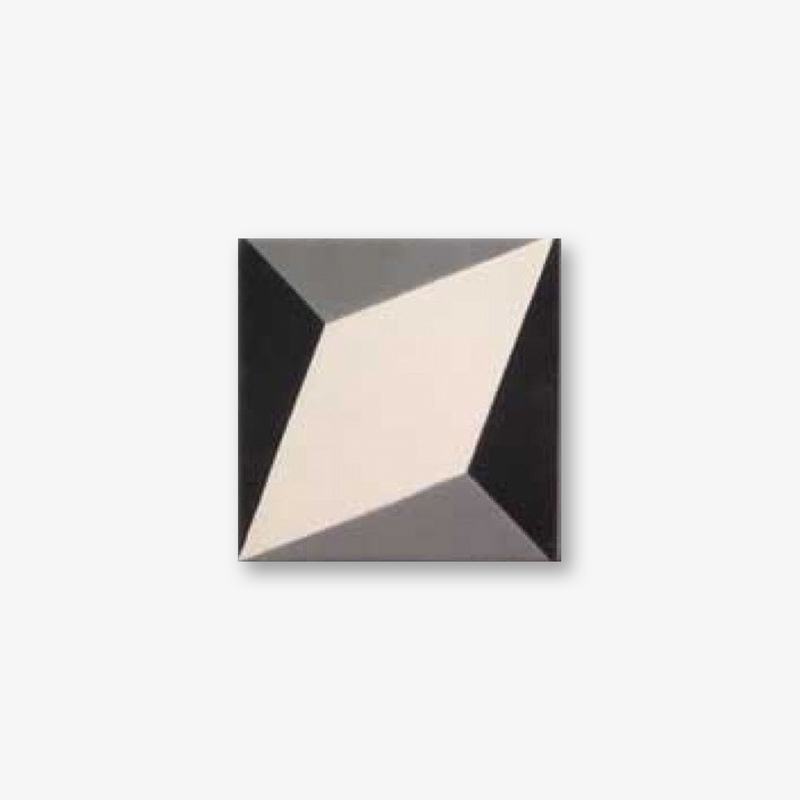 Nadia Grey Black Encaustic Cement Tile