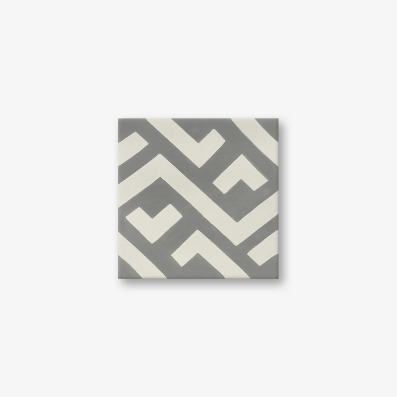 Oxford Grey Encaustic Cement Tile