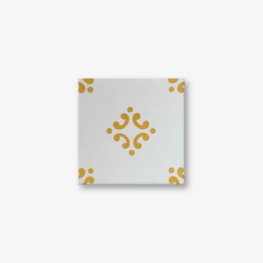 Paisley Gold Encaustic Cement Tile