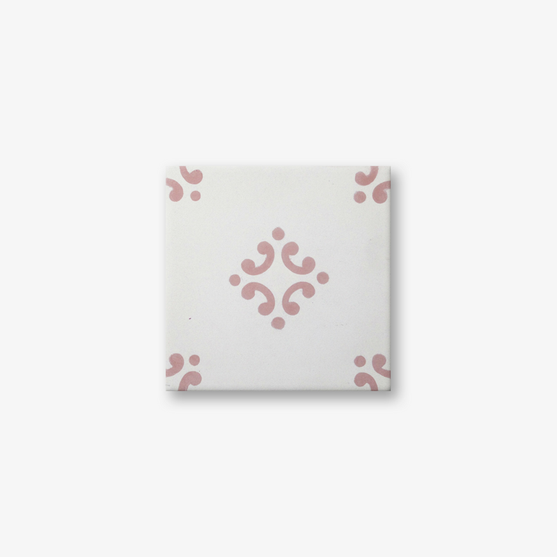 Paisley Rose Encaustic Cement Tile