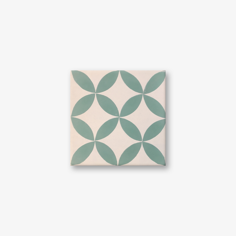 Petals Laguna Encaustic Cement Tile