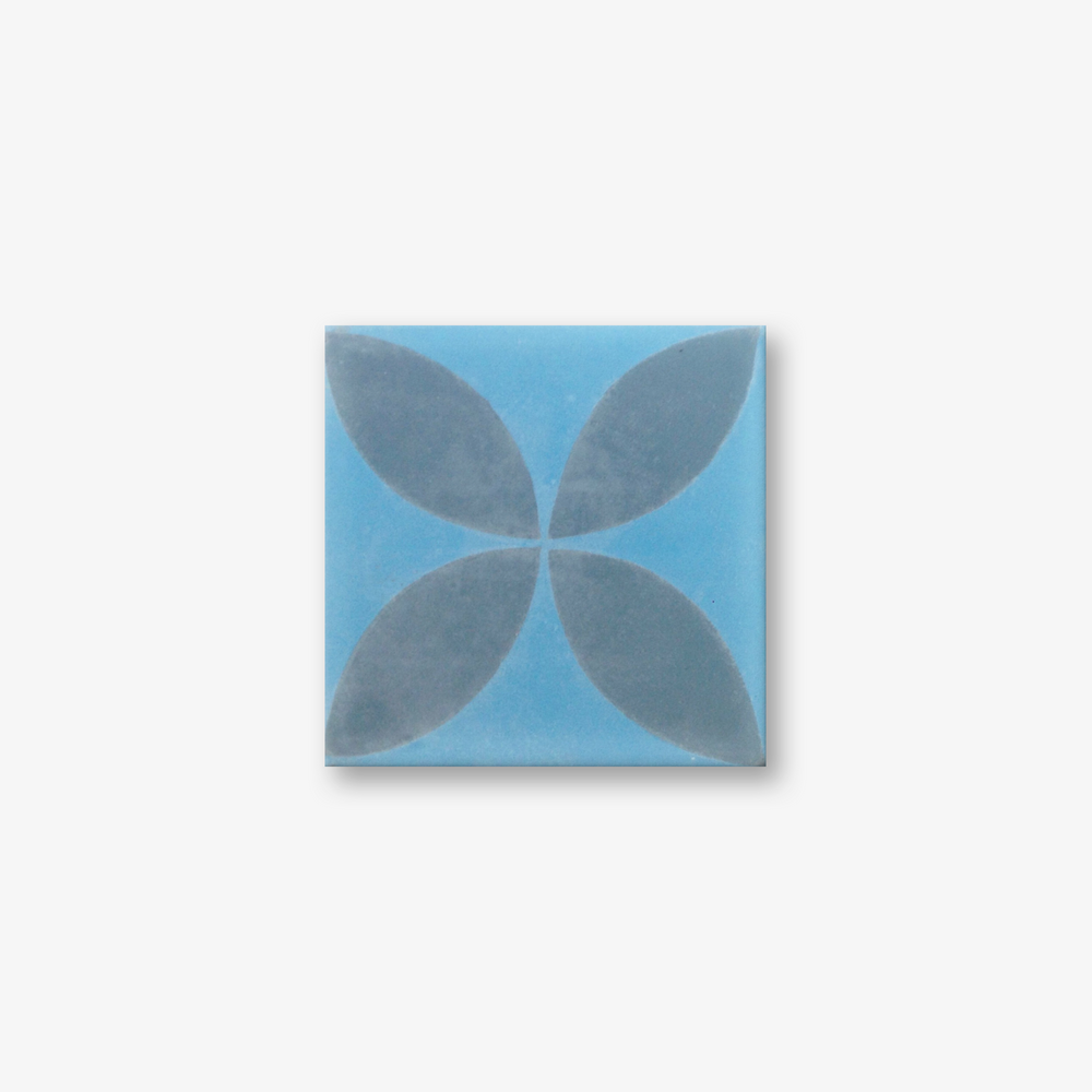 Petals Yellow Encaustic Cement Tile