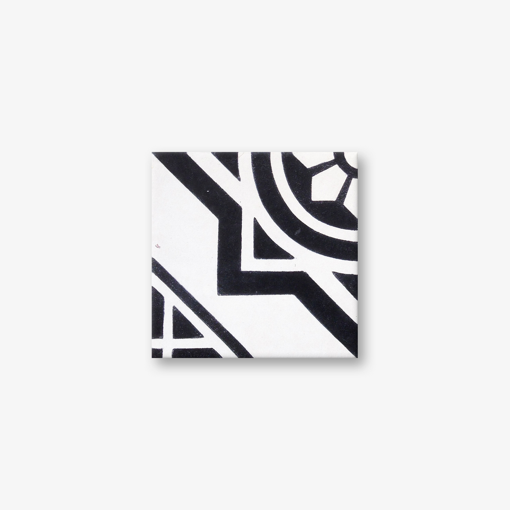 Octavia Black & White Encaustic Cement Tile