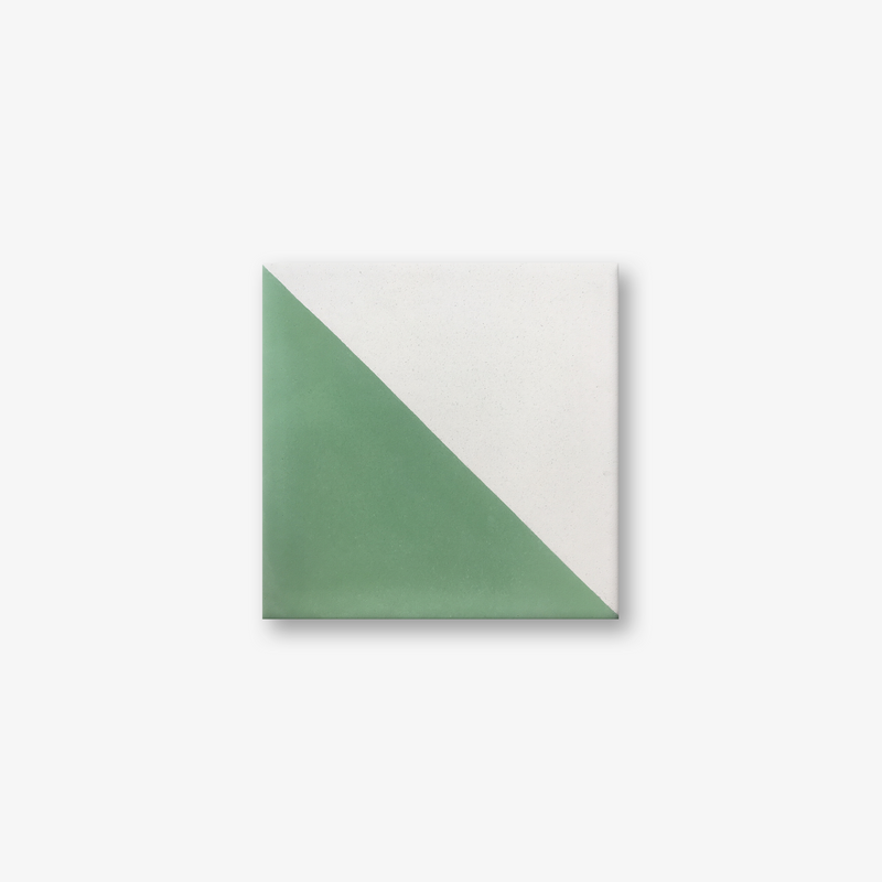 Truchet Pistachio Green LRG Encaustic Cement Tile
