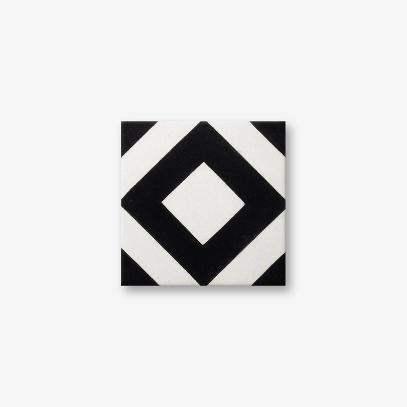 Varadero Black & White Encaustic Cement Tile