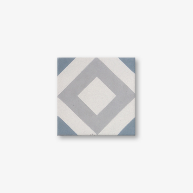 Varadero Gris Bleu Encaustic Cement Tile