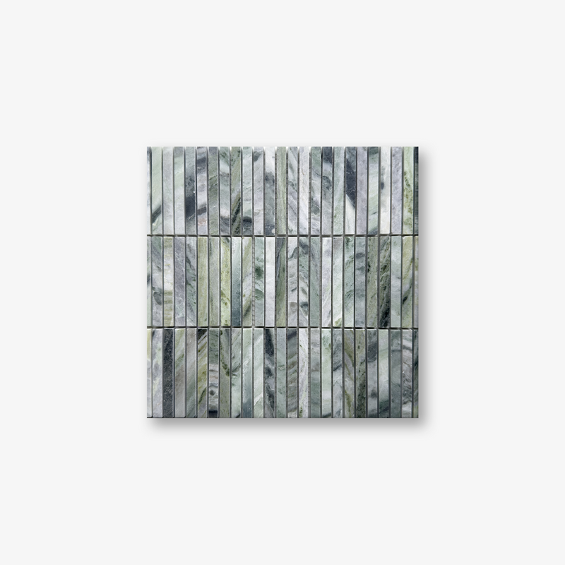 Jade Green Marble Stick Mosaic